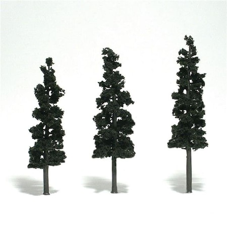 Woodland Scenics Woodland Scenics WOO1562 6 - 7 in. Conifer Green - Pack of 3 WOO1562